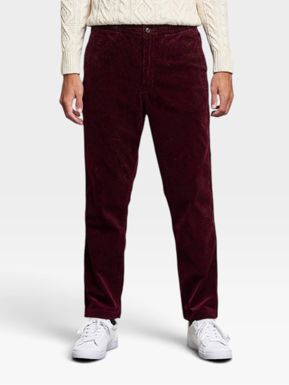 Polo Ralph Lauren Stretch Classic Fit Burgundy Corduroy Pants Size 20